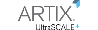 artix ultrascale plus fpga logo